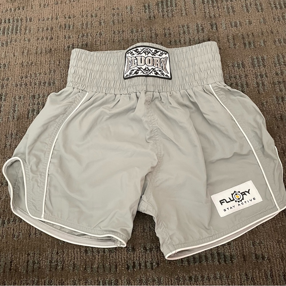 Gray Muay Thai Shorts Unisex